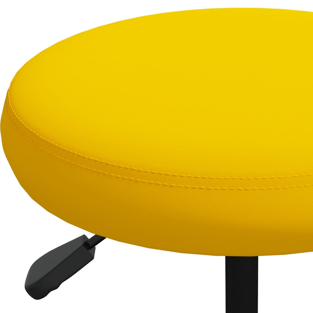 Cadeira de jantar veludo amarelo mostarda