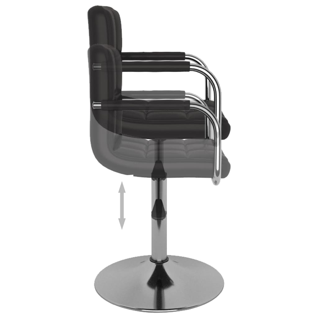 Cadeira de jantar couro artificial branco