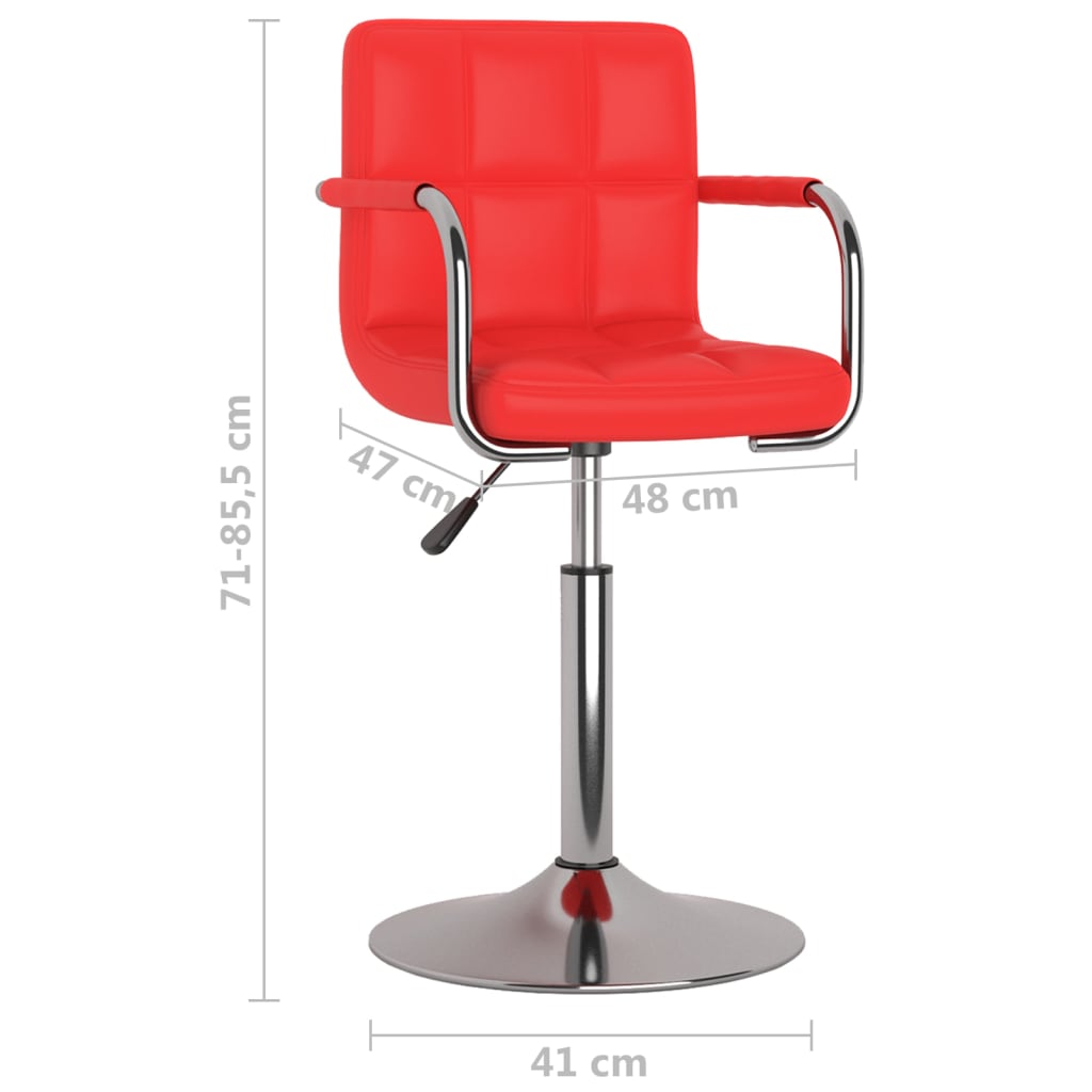 Cadeira de jantar couro artificial branco