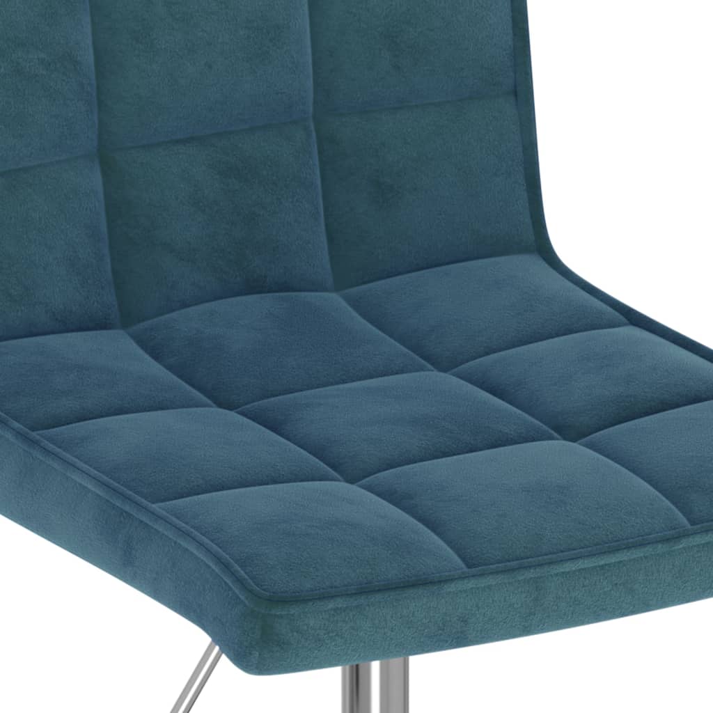 Cadeiras de jantar giratórias 6 pcs veludo amarelo mostarda