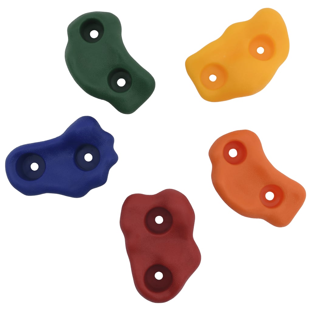 Pedras de escalada com corda 50 pcs multicolorido