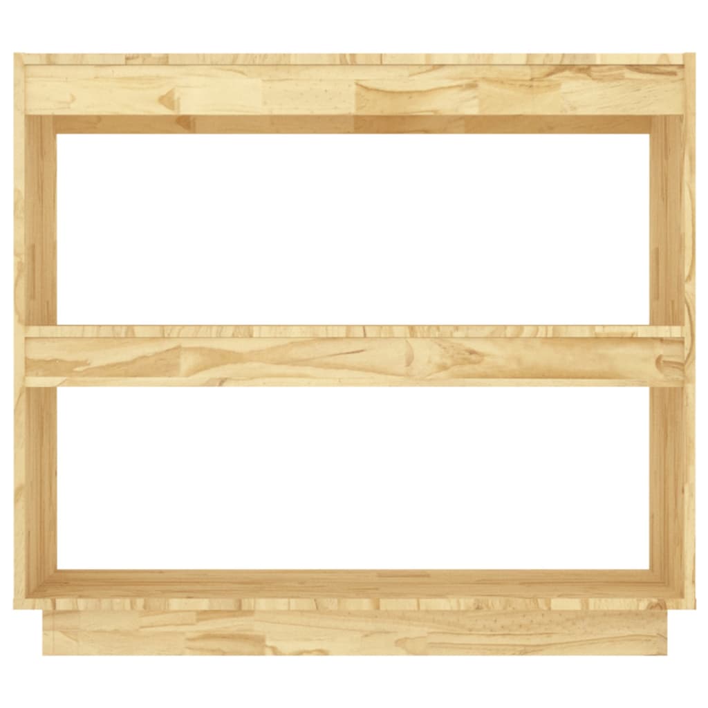 Estante 80x35x71 cm madeira de pinho maciça branco