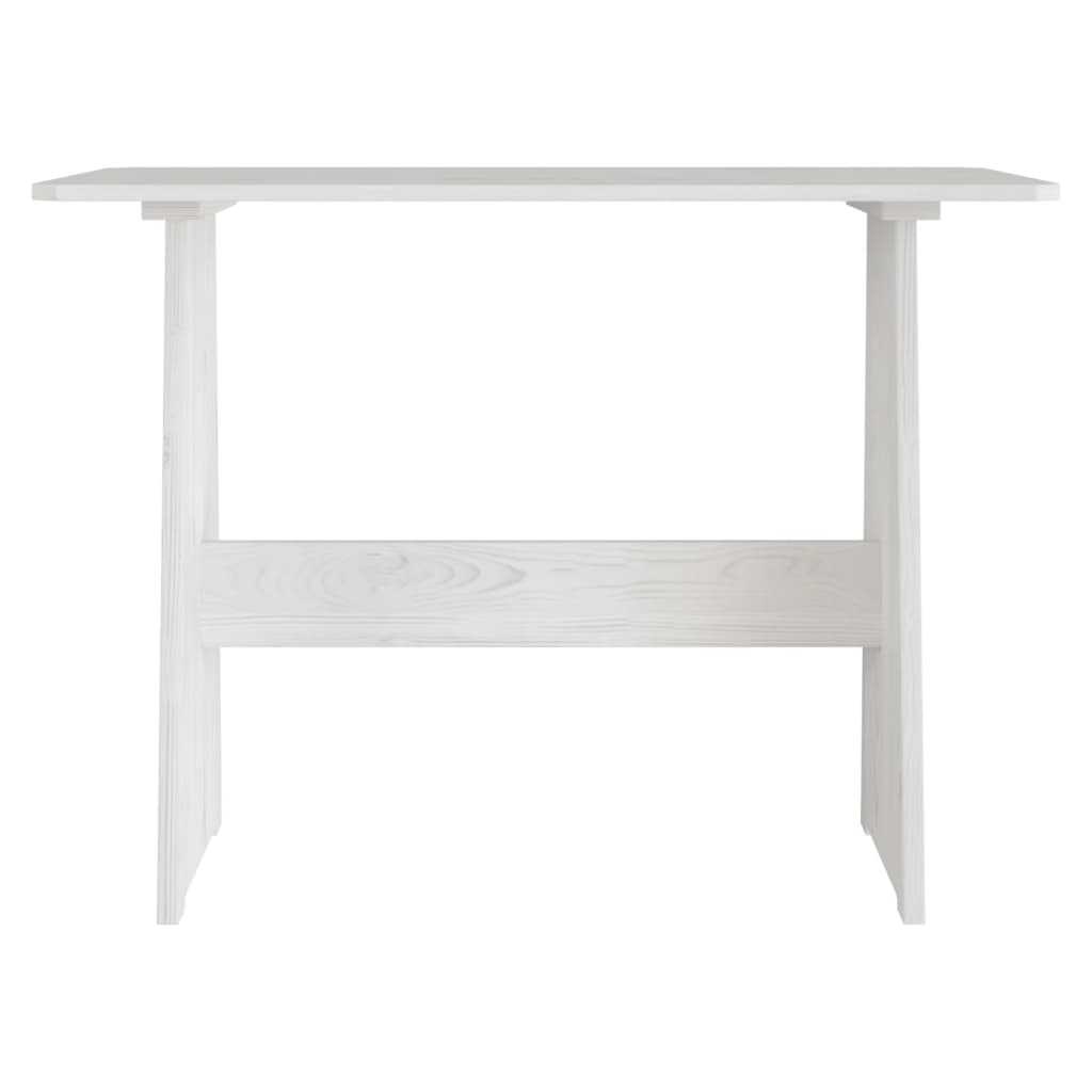 3 pcs conjunto de jantar REINE madeira pinho maciça branco