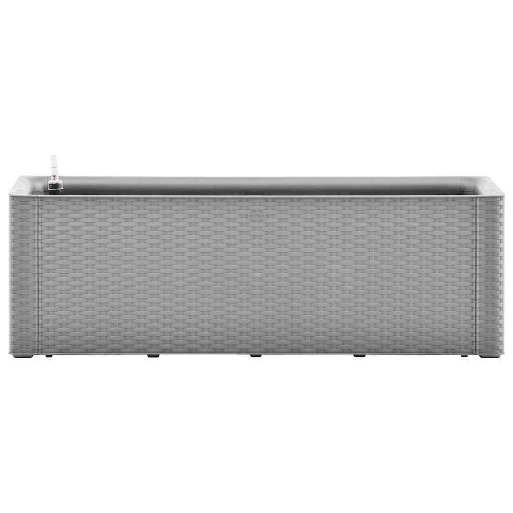 Vaso/floreira c/ sistema rega automática 100x43x33 cm cinzento