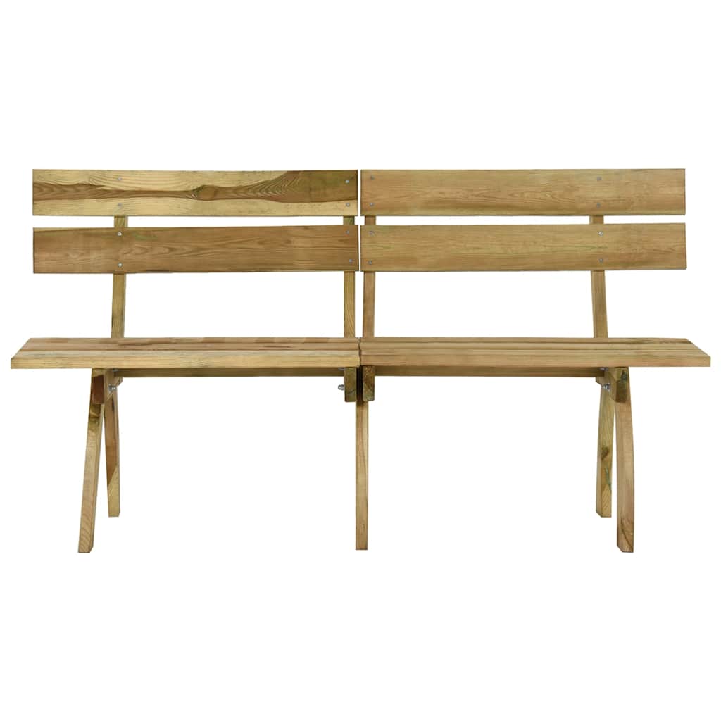 Banco de jardim 160 cm pinho impregnado