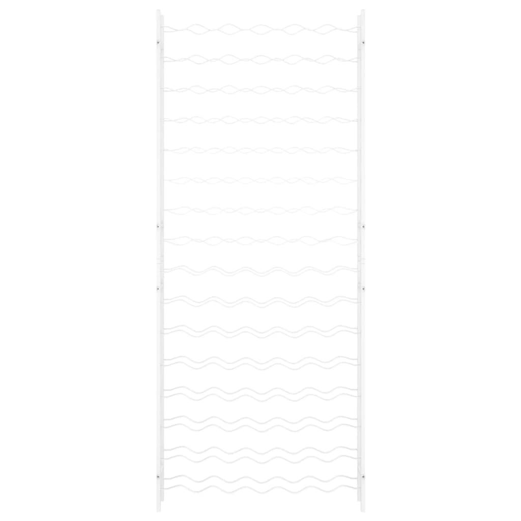 Garrafeira para 96 garrafas metal branco