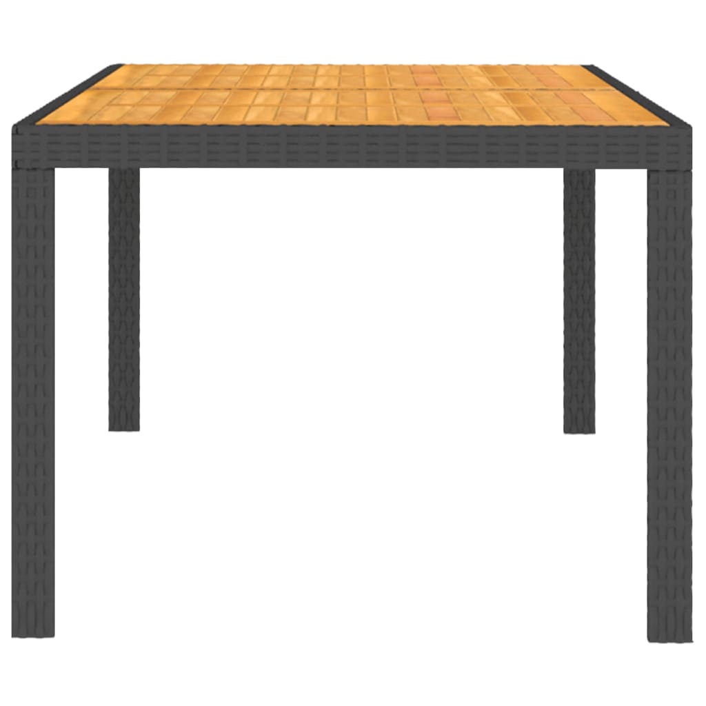 5pcs conjunto de jantar p/ exterior c/ almofadões vime PE cinza