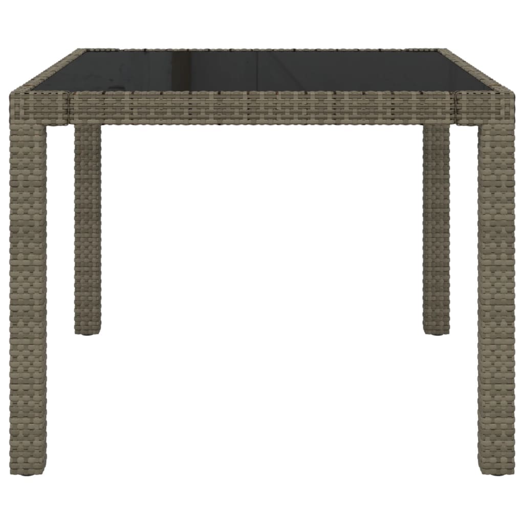 5 pcs conjunto jantar p/ exterior c/ almofadões vime PE bege