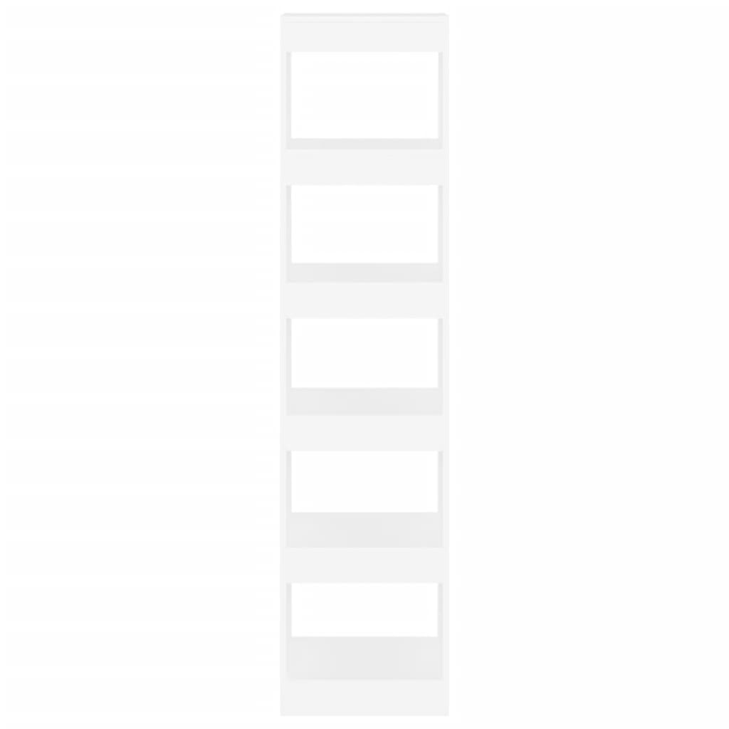 Estante/divisória 40x30x166 cm branco brilhante