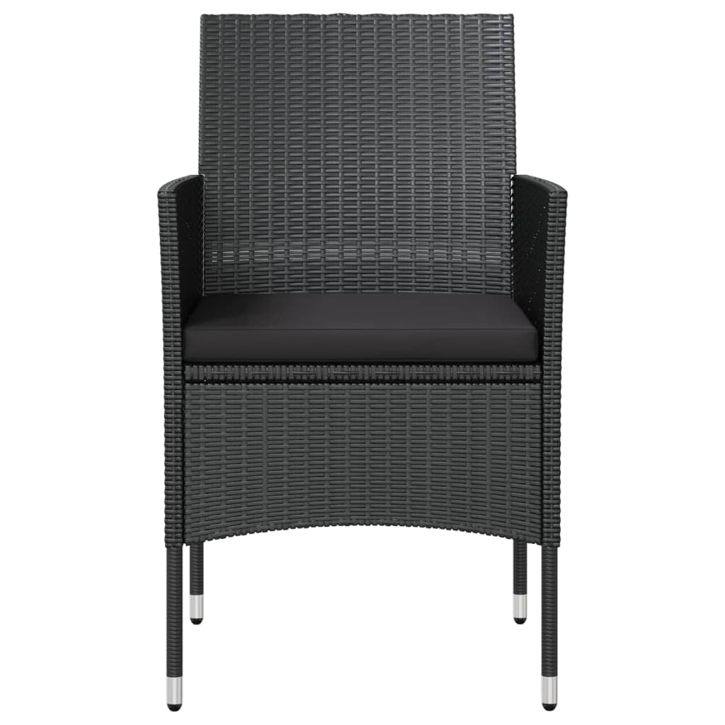 8 pcs conjunto lounge de jardim c/ almofadões vime PE cinzento