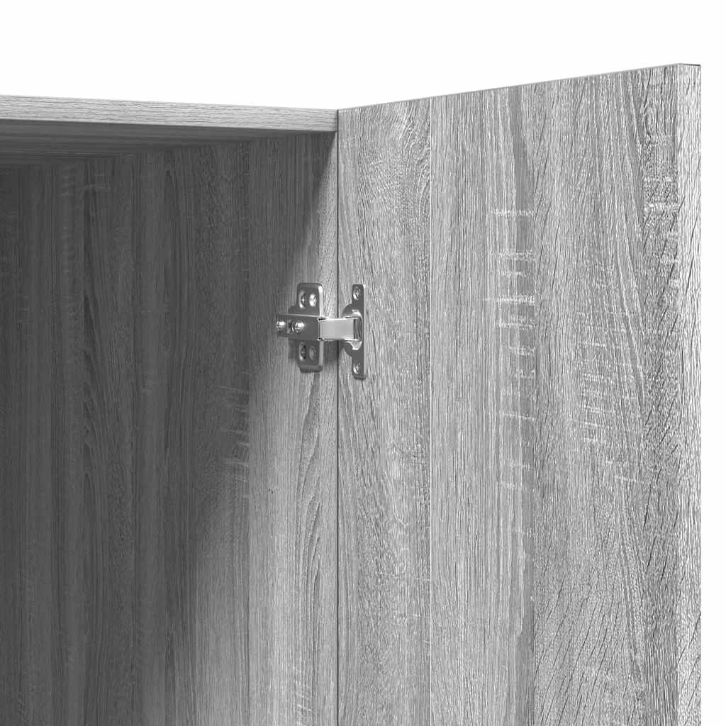 Armário máquina de lavar roupa 71x71,5x91,5 cm sonoma cinza