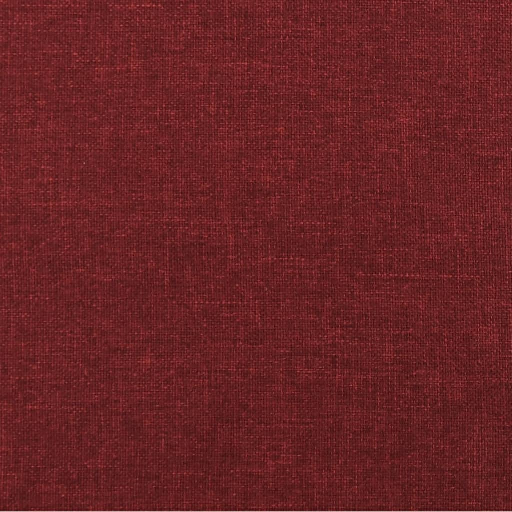 Poltrona de massagens elétrica reclinável tecido vermelho tinto