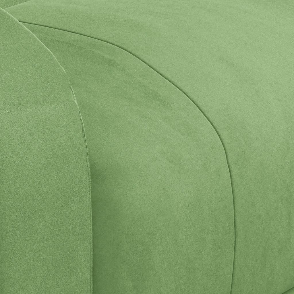 Poltrona de massagens veludo verde-claro