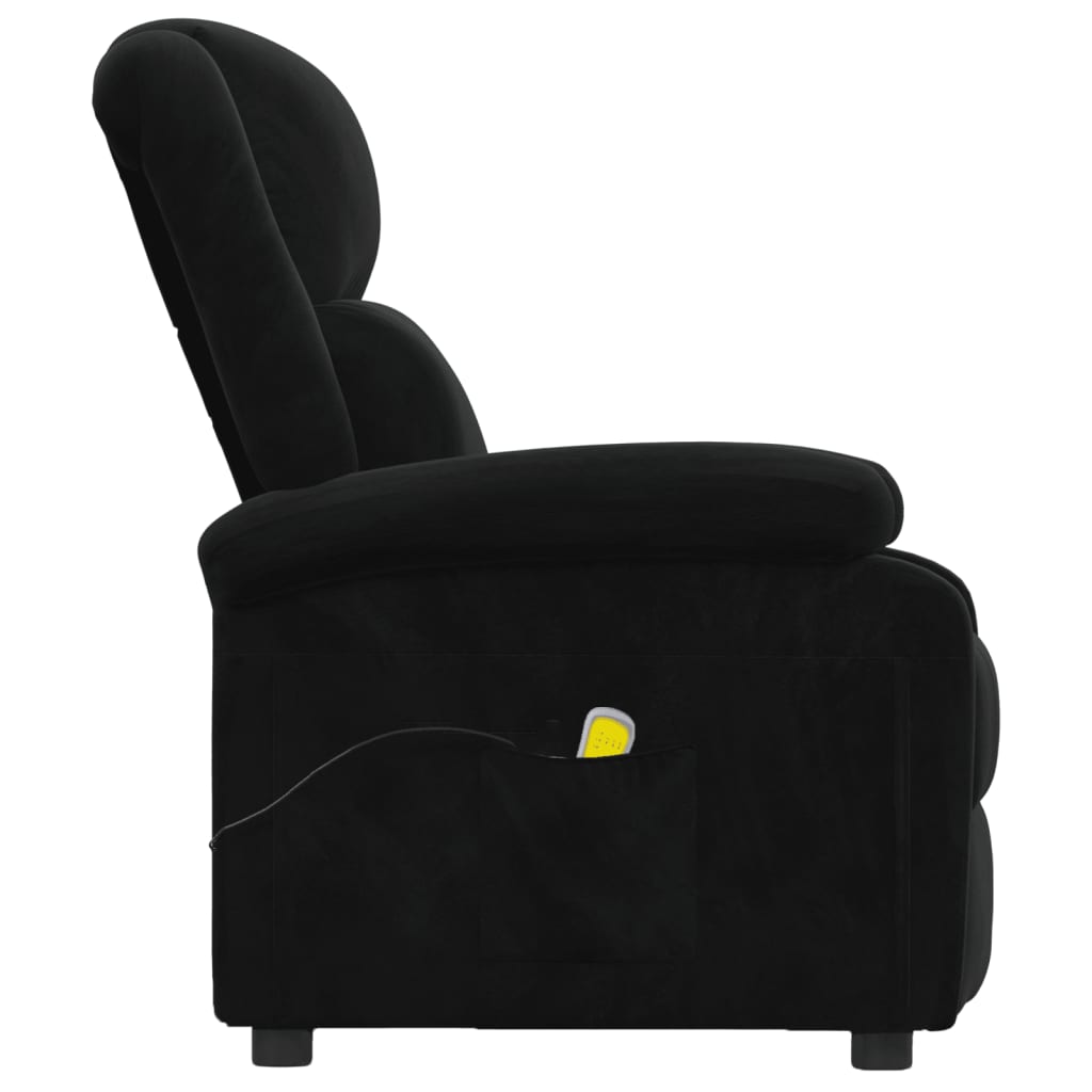 Poltrona de massagens veludo preto