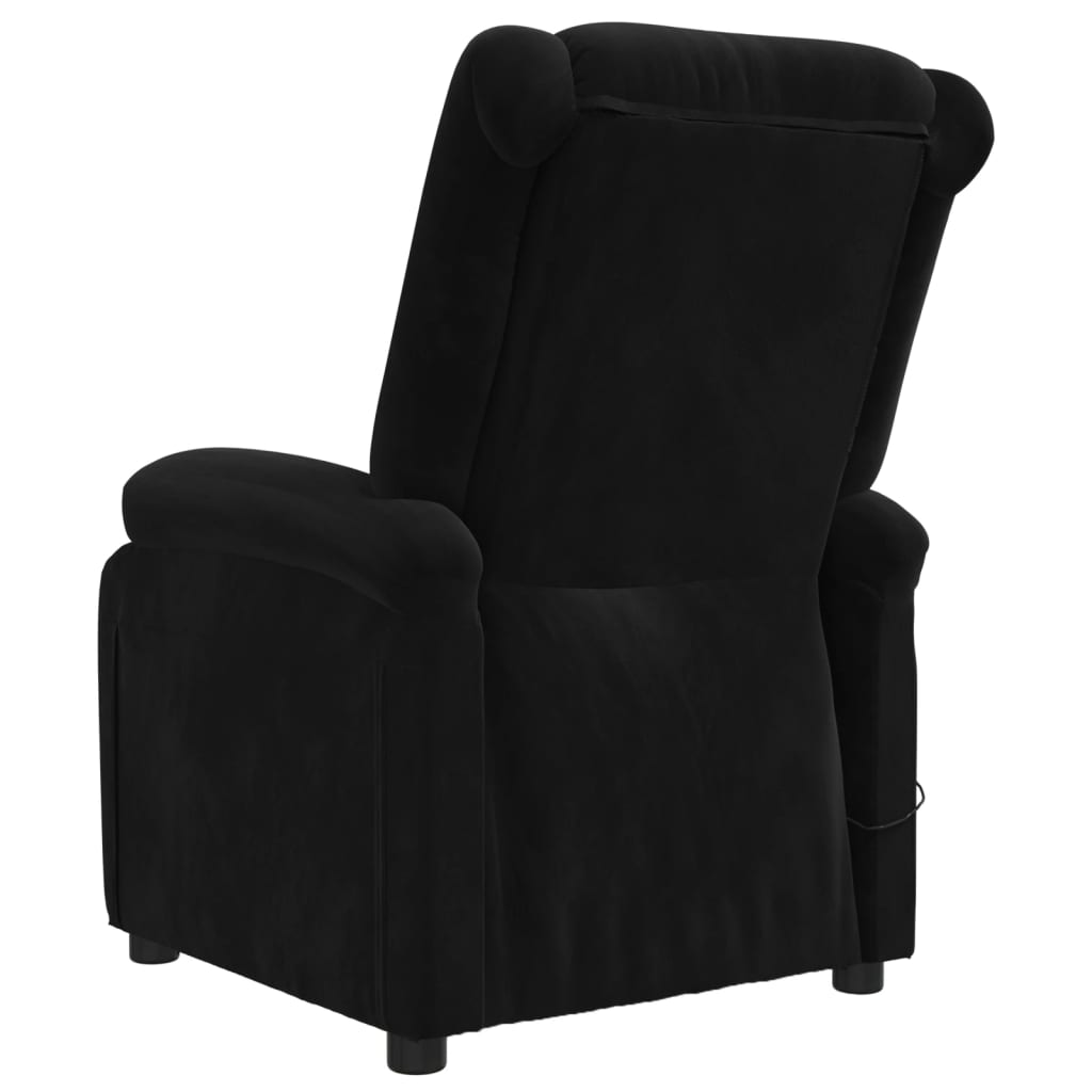 Poltrona de massagens veludo preto