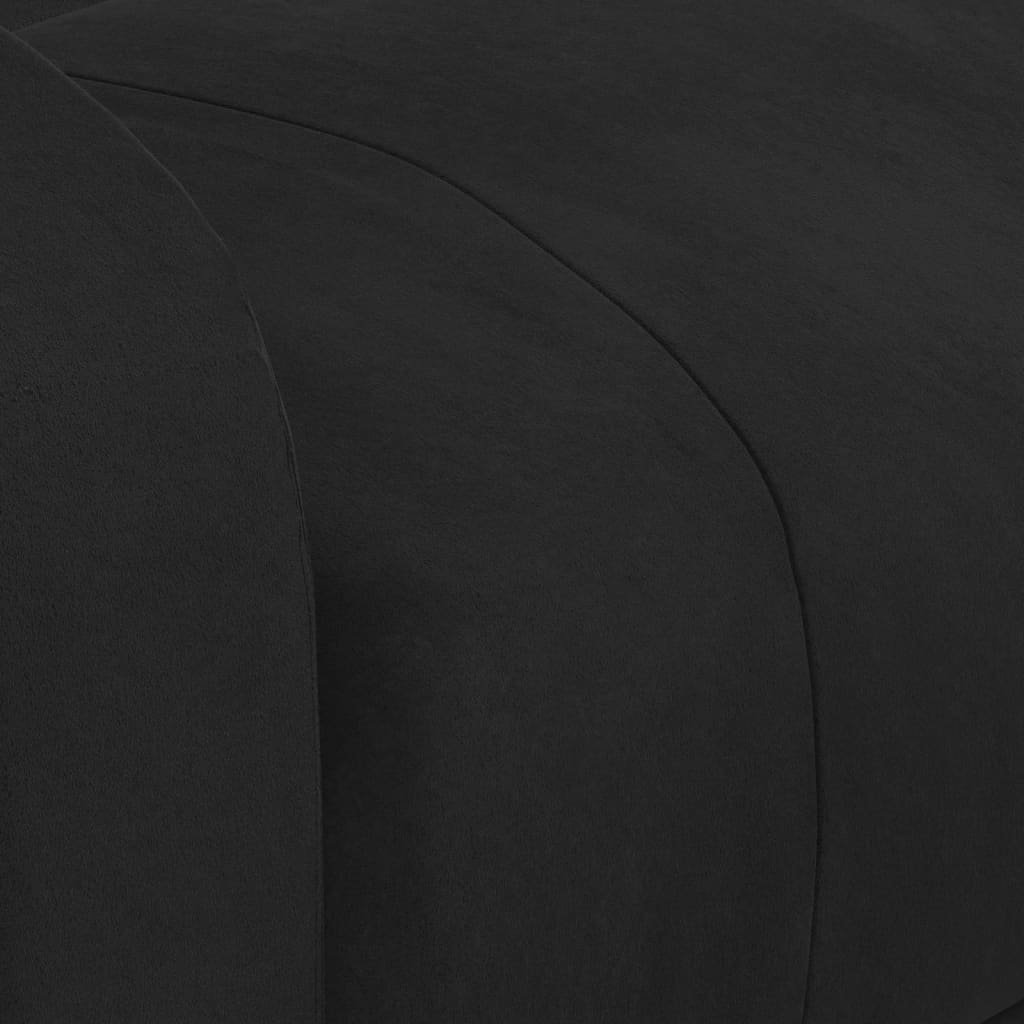 Poltrona de massagens veludo preto