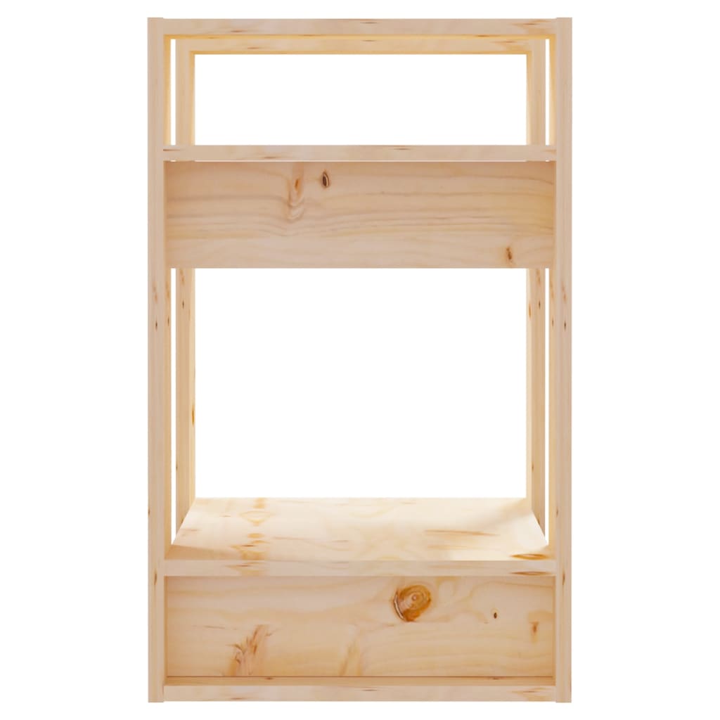 Estante/divisória 41x35x57 cm pinho maciço branco