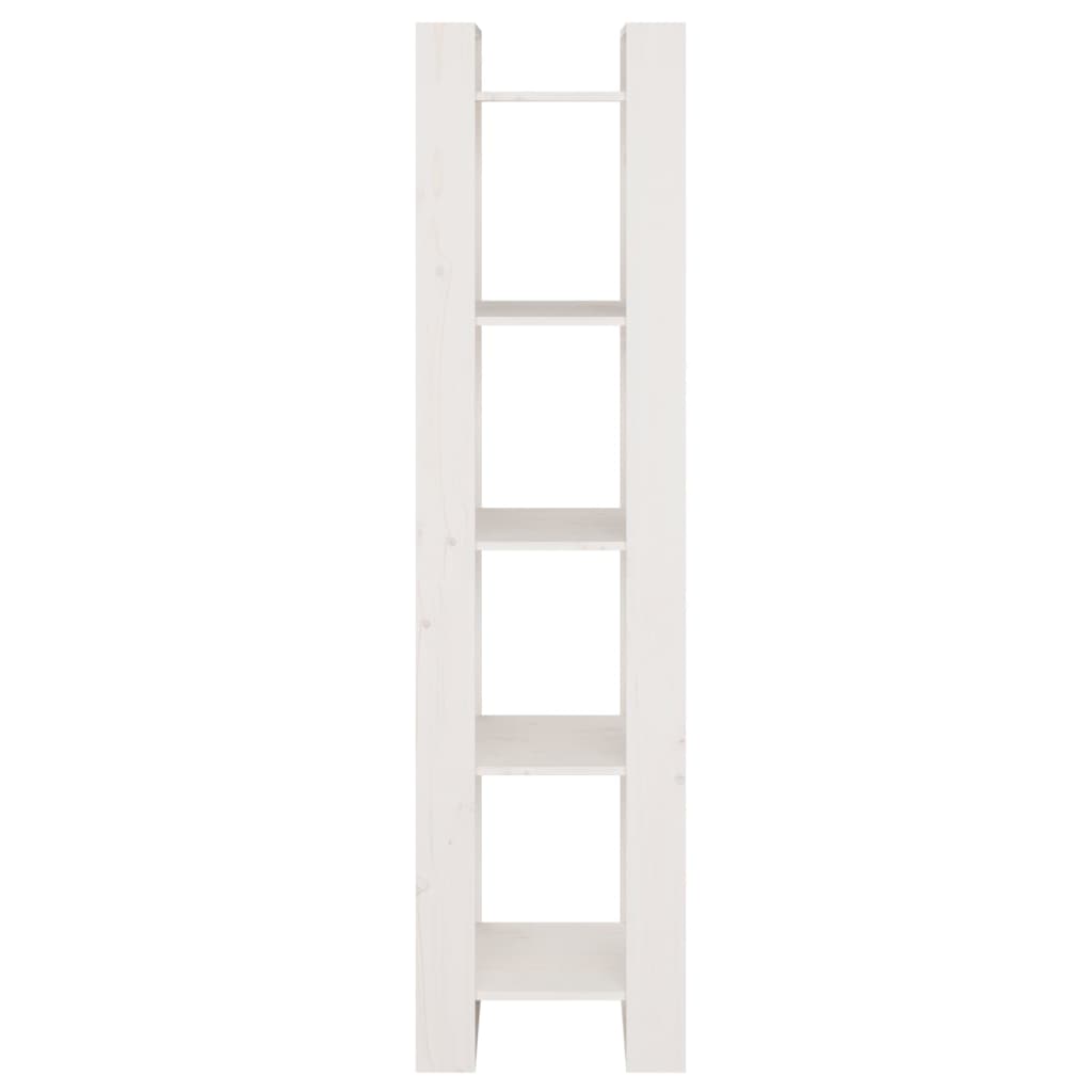 Estante/divisória 41x35x160 cm pinho maciço branco