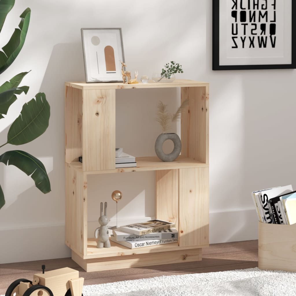 Estante/divisória 51x25x70 cm pinho maciço branco