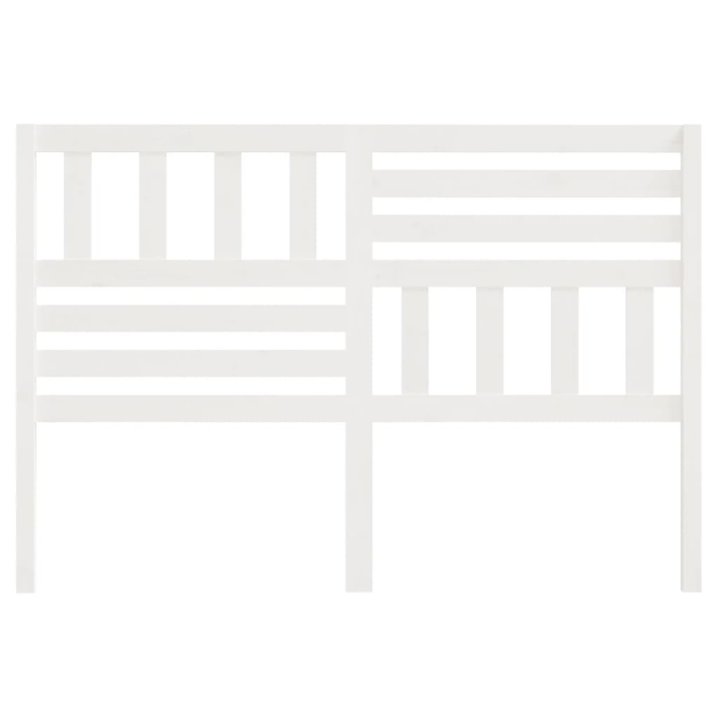 Cabeceira de cama 206x4x100 cm pinho maciço branco