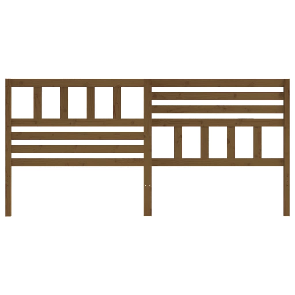 Cabeceira de cama 206x4x100 cm pinho maciço branco