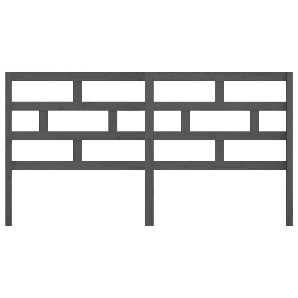 Cabeceira de cama 206x4x100 cm pinho maciço branco