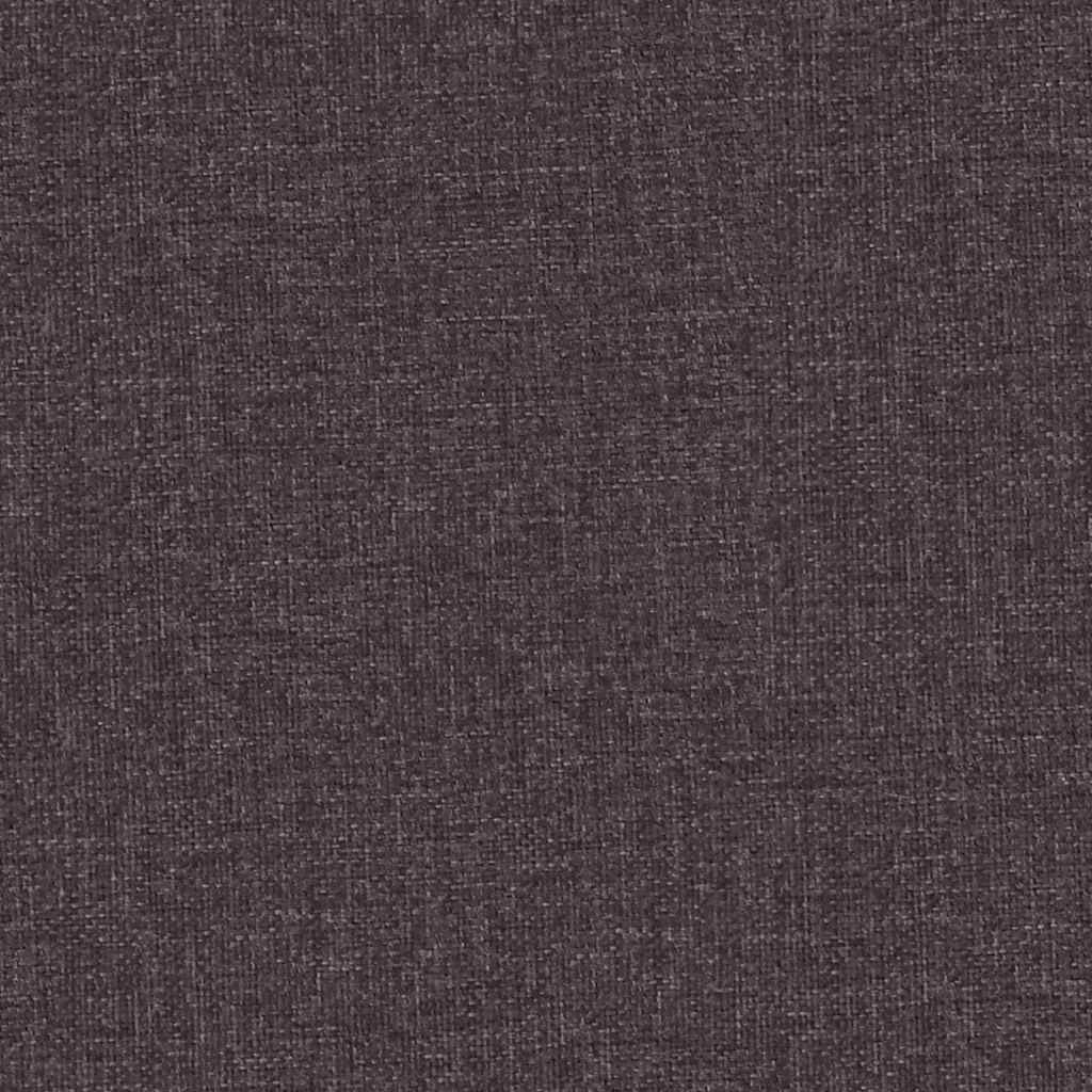 Poltrona reclinável tecido castanho-escuro