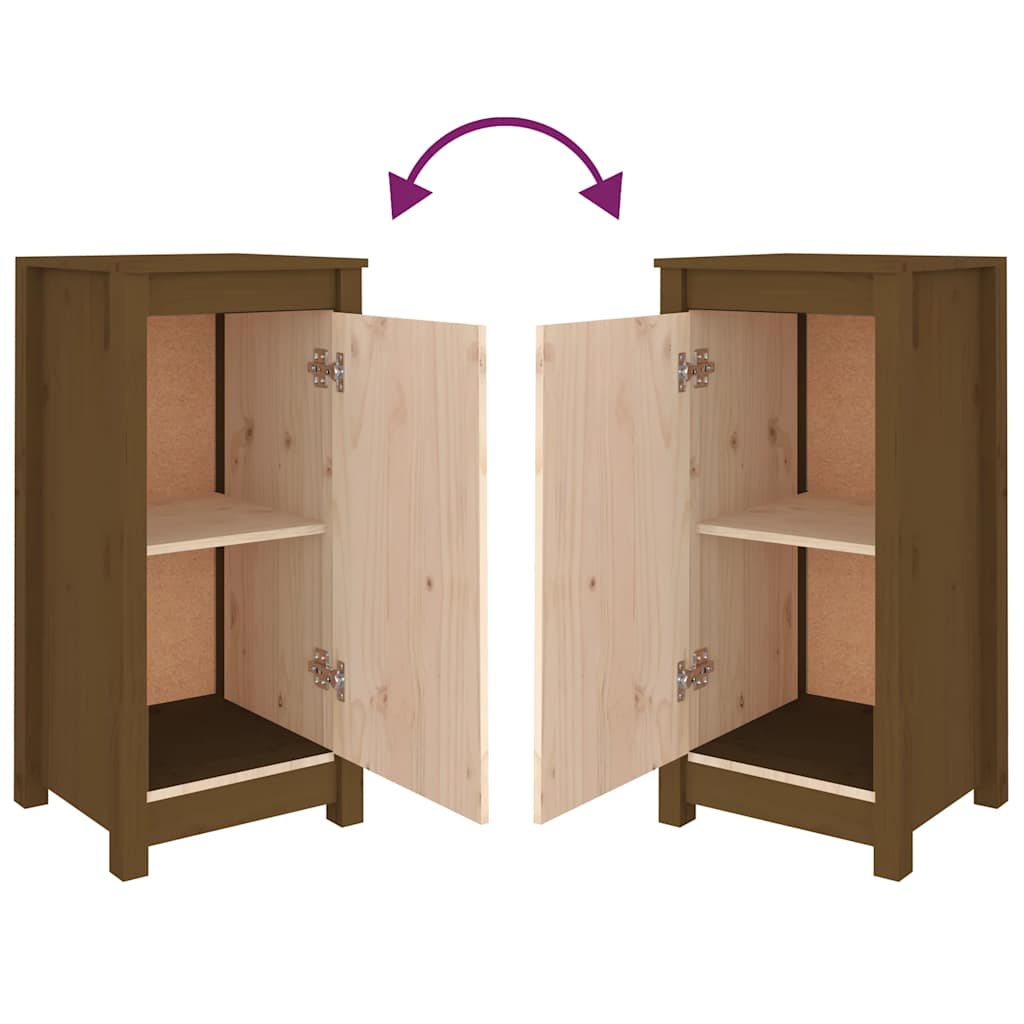 Aparador 39x35x80 cm madeira de pinho maciça branco