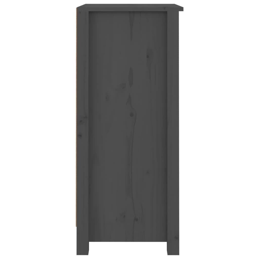 Aparadores 2 pcs 40x35x80 cm madeira de pinho maciça branco