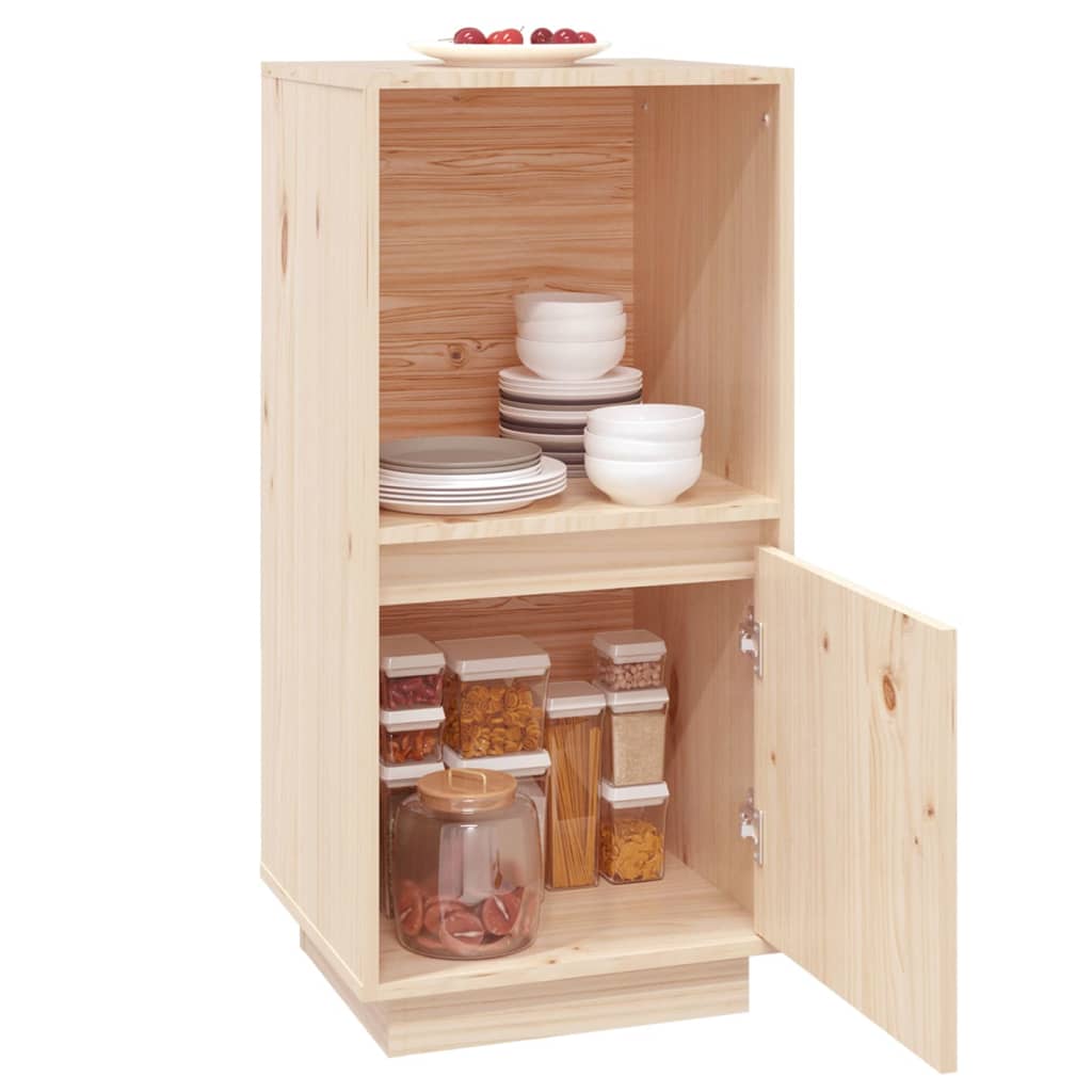 Aparador 38x35x80 cm madeira de pinho maciça branco