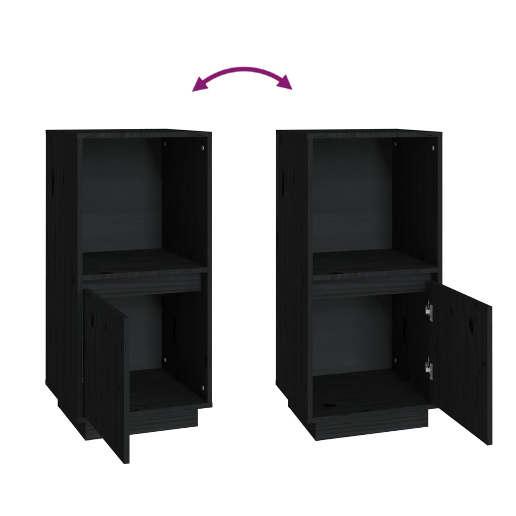 Aparador 38x35x80 cm madeira de pinho maciça branco