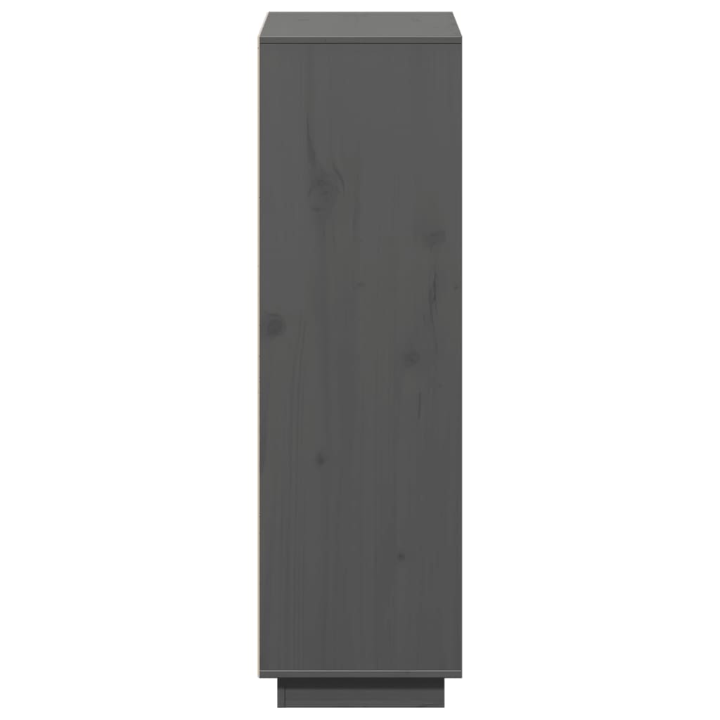 Aparador alto74x35x117 cm pinho maciço branco