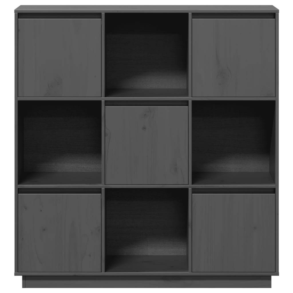 Aparador alto 110,5x35x117 cm pinho maciço branco