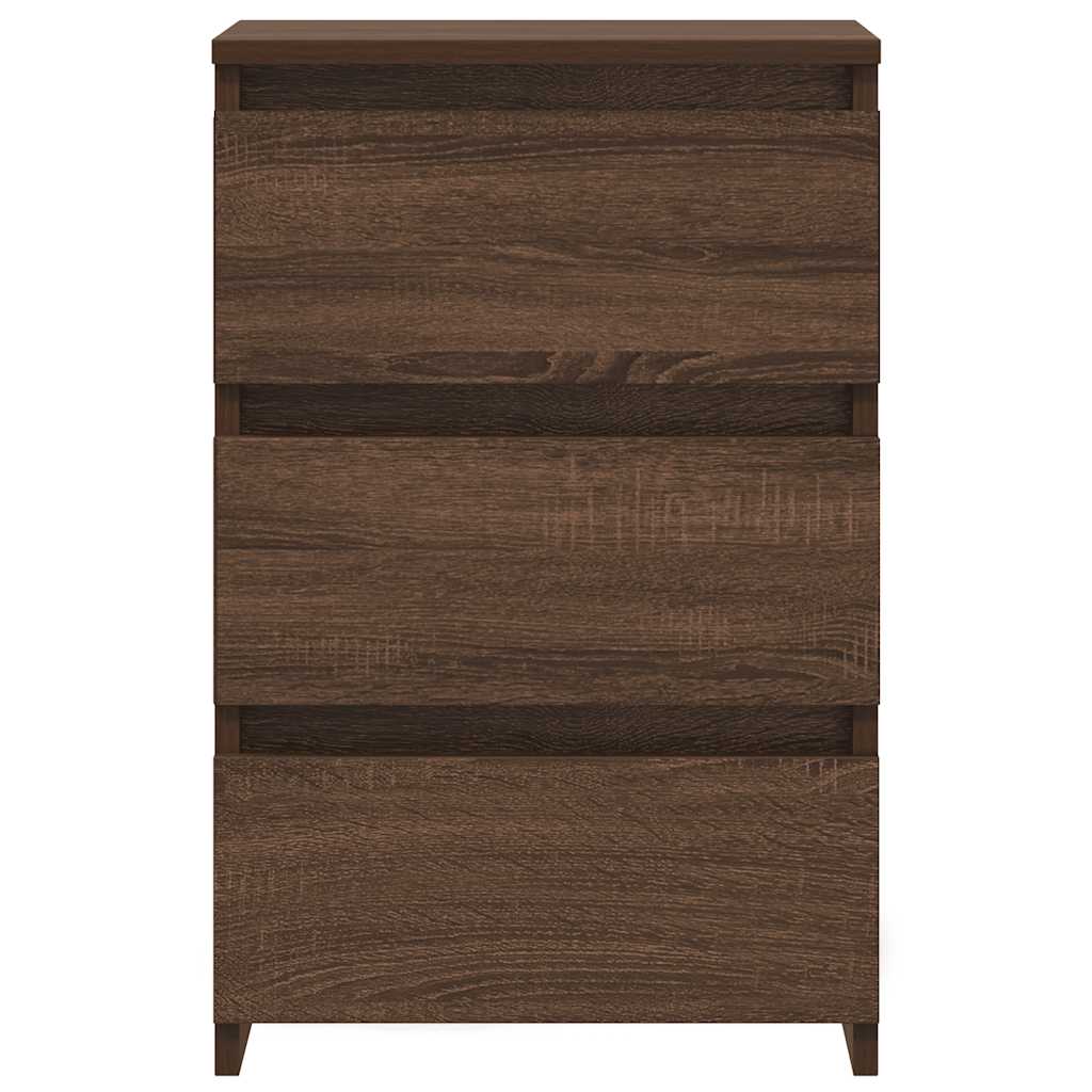 Mesas cabeceira 2 pcs 40x35x62,5 cm madeira proc. sonoma cinza