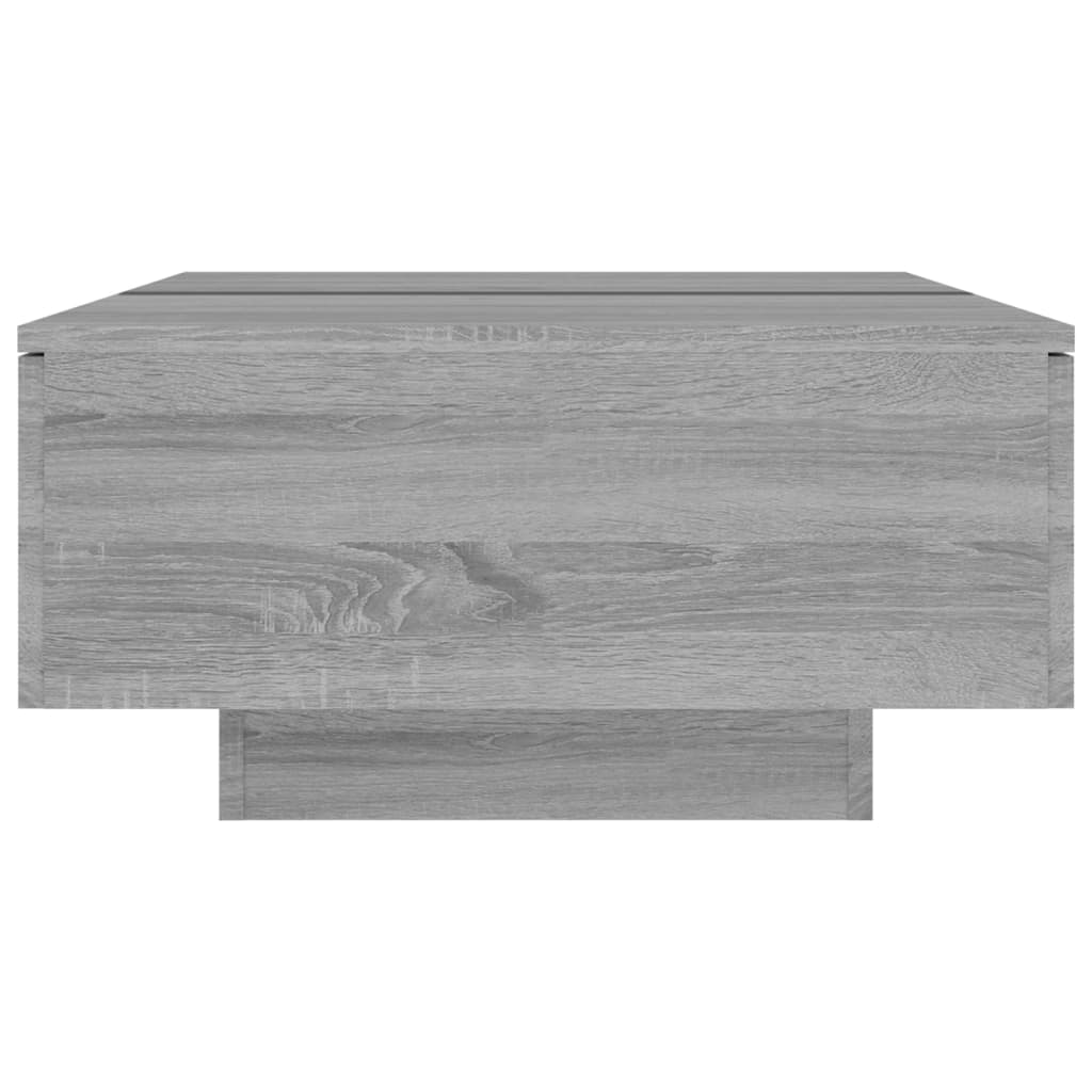 Mesa de centro 90x60x31 cm derivados de madeira cinzento sonoma