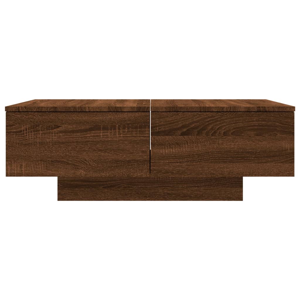 Mesa de centro 90x60x31 cm derivados de madeira cinzento sonoma