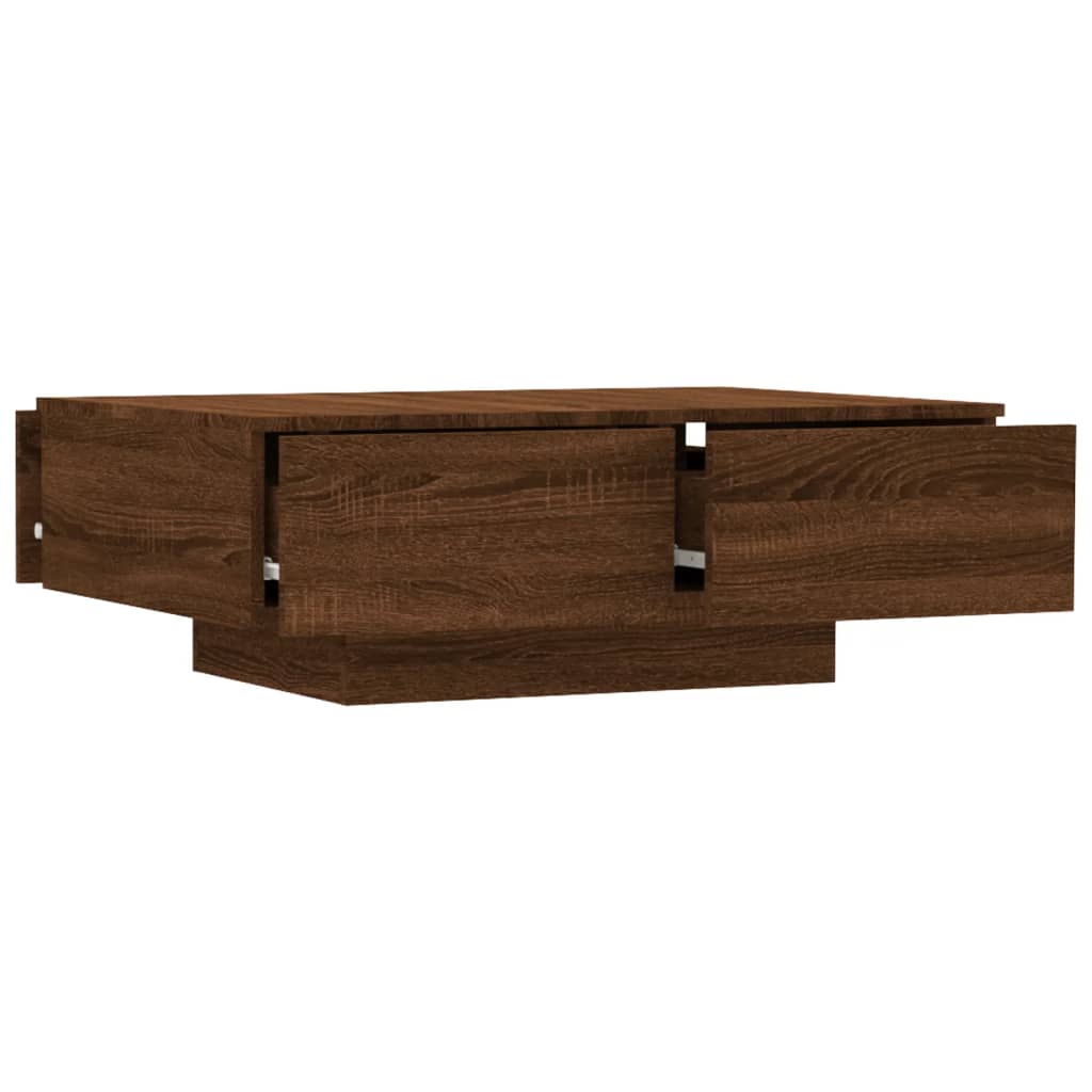 Mesa de centro 90x60x31 cm derivados de madeira cinzento sonoma