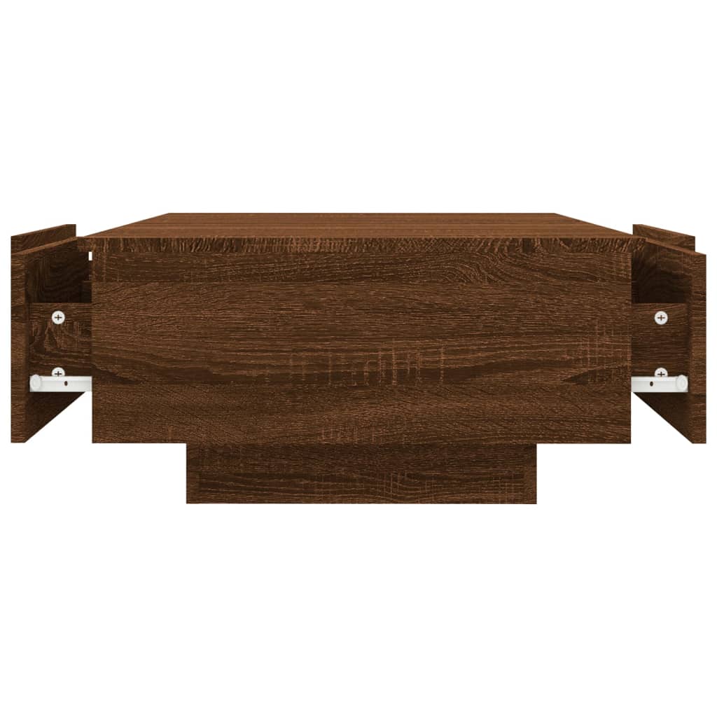 Mesa de centro 90x60x31 cm derivados de madeira cinzento sonoma