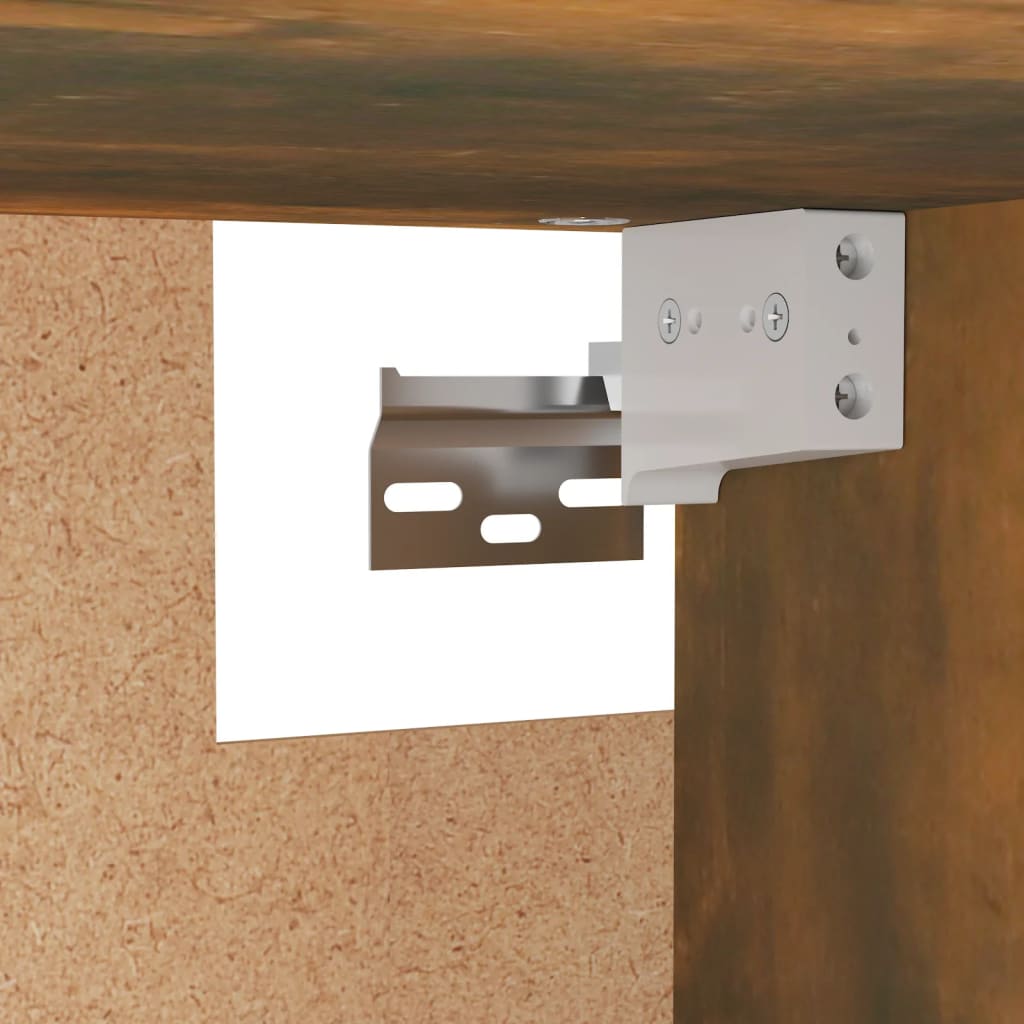 Roupeiro 100x32,5x35 cm derivados de madeira cinzento cimento