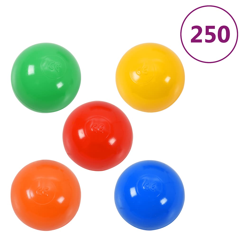 Bolas de brincar 250 pcs multicolor