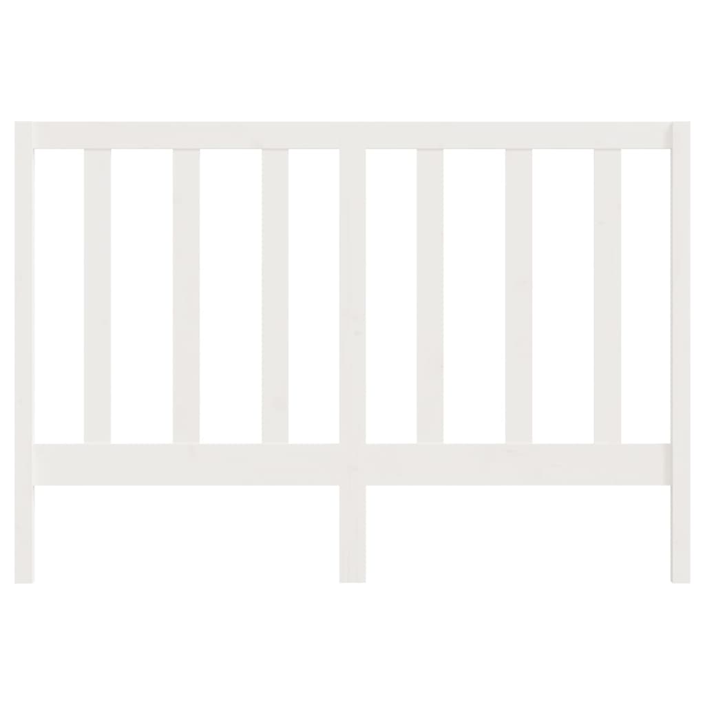Cabeceira de cama 106x4x100 cm pinho maciço branco