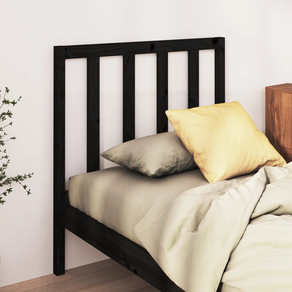 Cabeceira de cama 166x4x100 cm pinho maciço branco