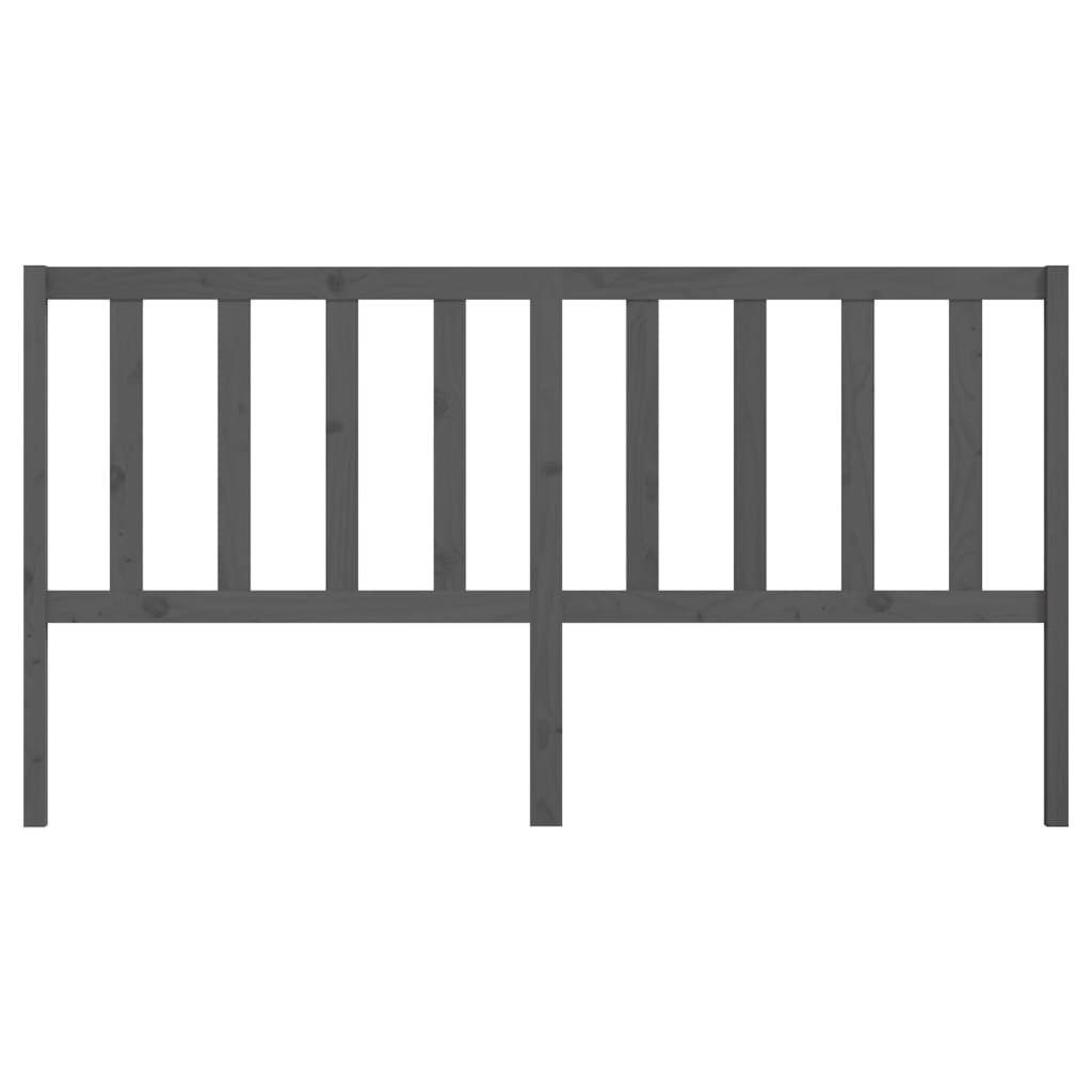 Cabeceira de cama 146x4x100 cm pinho maciço branco