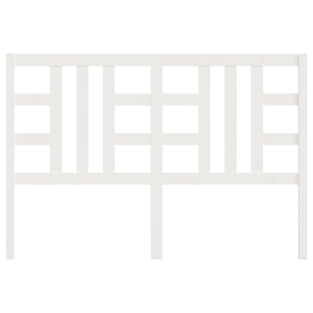 Cabeceira de cama 106x4x100 cm pinho maciço branco