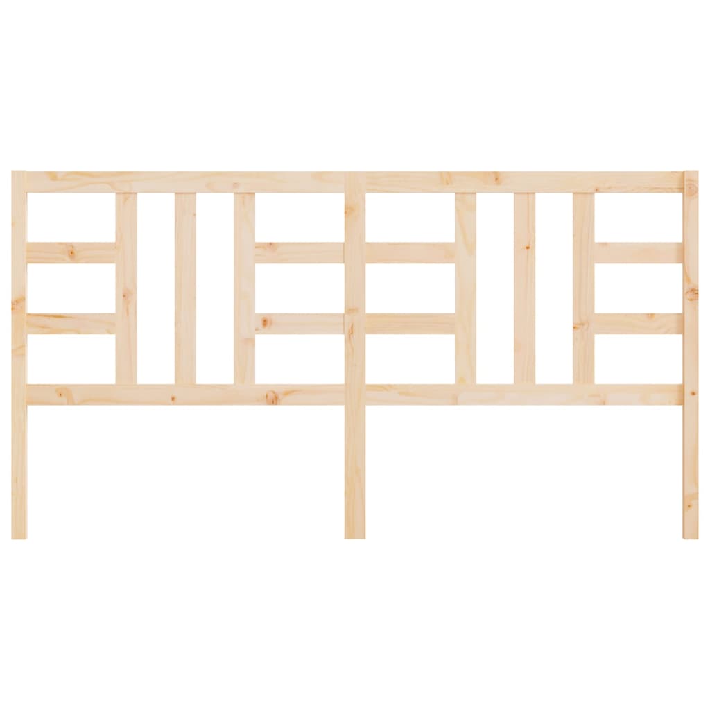 Cabeceira de cama 206x4x100 cm pinho maciço branco