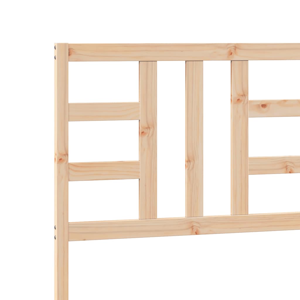 Cabeceira de cama 206x4x100 cm pinho maciço branco