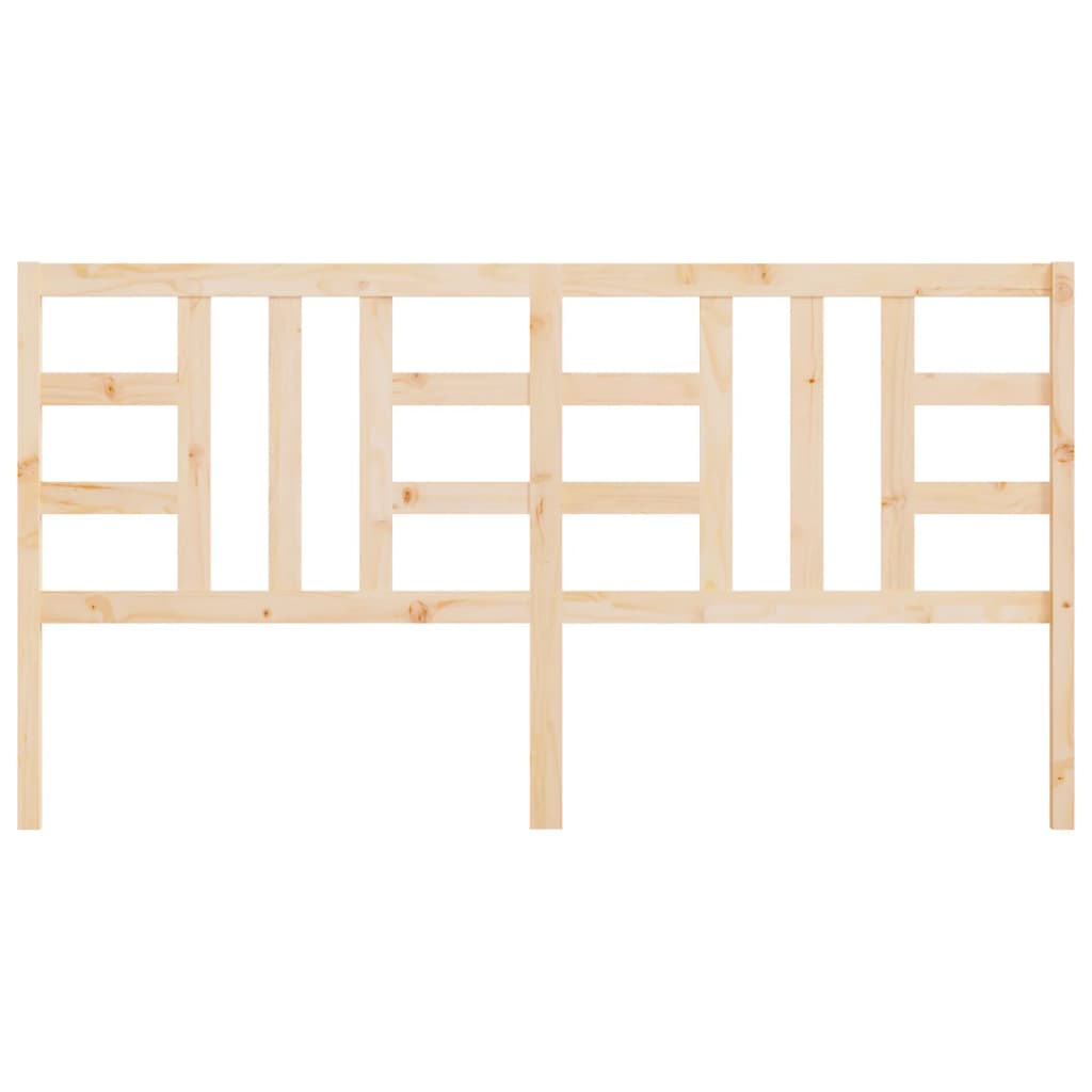 Cabeceira de cama 206x4x100 cm pinho maciço branco