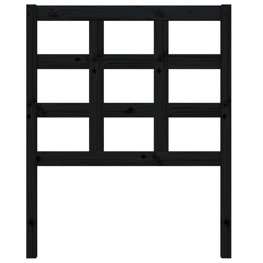 Cabeceira de cama 185,5x4x100 cm madeira de pinho maciça branco