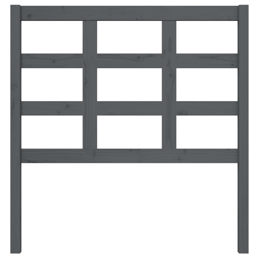 Cabeceira de cama 185,5x4x100 cm madeira de pinho maciça branco