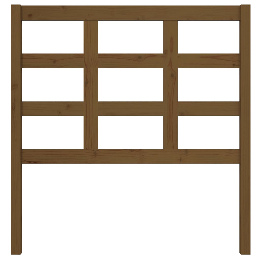 Cabeceira de cama 185,5x4x100 cm madeira de pinho maciça branco